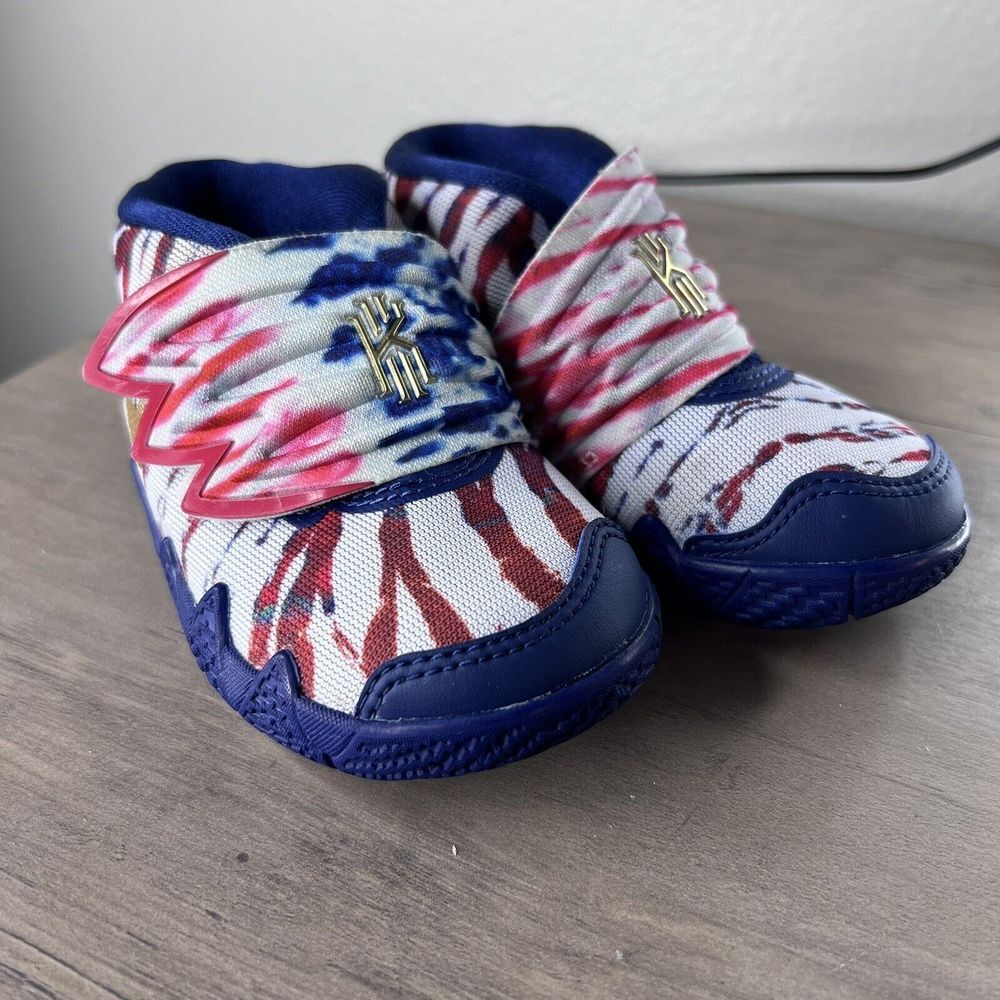 Nike KYBrid S2 TDV Size 7C Tie Dye USA Toddler Basketball Shoes DA2324-400 ~READ